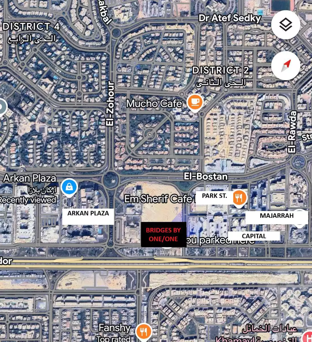 https://aqarmap.com.eg/ar/listing/6576841-for-sale-cairo-el-sheikh-zayed-city-compounds-bridges-mall-one-of-one