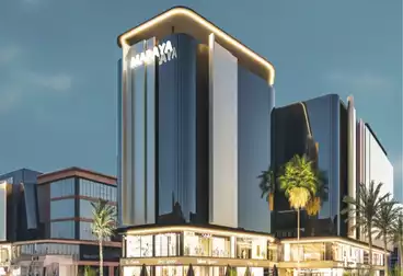 Commercial unit, 77 meters, Maraya Plaza Mall, North 90th Settlement, Fifth Settlement, 10% down payment = 1,617,000