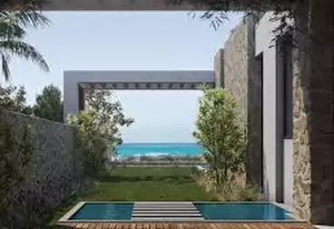 Chalet with garden view lagoon for sale in Azha North coast