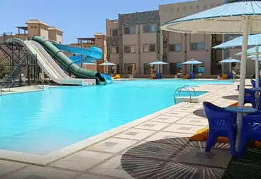 Studio with garden 60 M² For sale in La Luna beach-Ain Sokhna - Red Sea