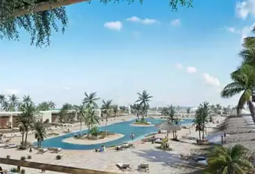 بفيو swimming lagoon view امتلك شاليهك بالعلمين الساحل الشمالي