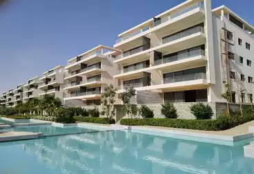 Apartment with Garden For sale in Lake View Residence - El Hazek