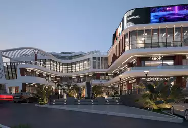 Commercial units for sale in Cielo Mall, at Maadi View compound, Shorouk city