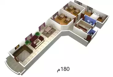 Apartments For sale - 3 rooms - floor 2