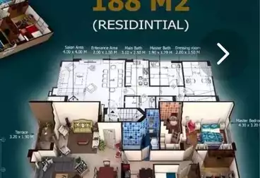 undefined undefined - 3 rooms - floor 1