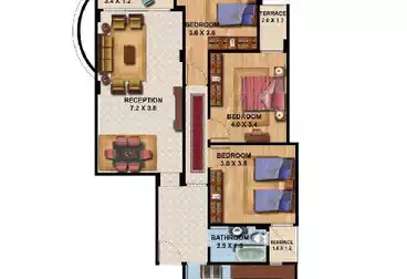 undefined undefined - 3 rooms - floor 4