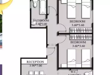undefined undefined - 3 rooms - floor 1
