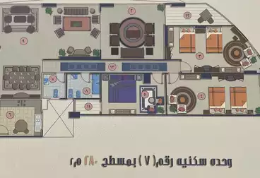 Apartments For sale - 3 rooms - floor 2