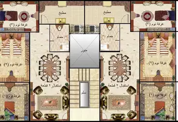 Apartments For rent - 3 rooms - floor 5