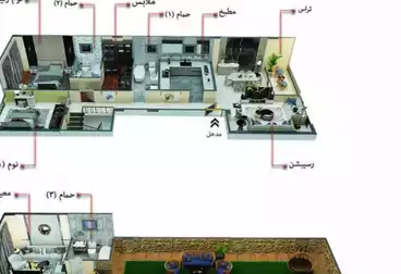 Apartments For sale - 5 rooms - floor 3