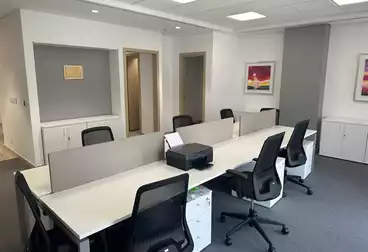 إداري للإيجار - 3 غرف - بالدور 3
