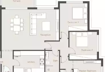 Apartments For sale - 3 rooms - floor 5
