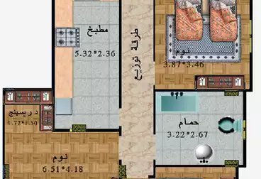Apartments For sale - 3 rooms - floor 2