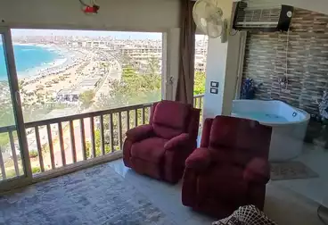 Furnished Apartment For rent - 3 rooms - floor 7