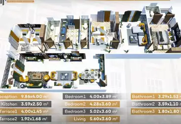 Apartments For sale - 3 rooms - floor 1