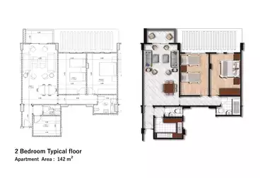 undefined undefined - 2 rooms - floor 1