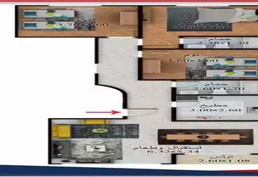 Apartments For sale - 3 rooms - floor 2