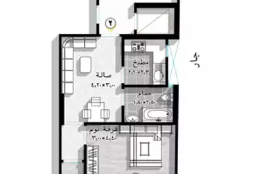 Administrative For sale - 2 rooms - floor 2