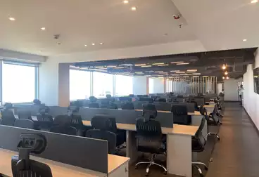 إداري للإيجار - 2 غرف - بالدور 1