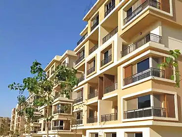 شقق للبيع في أوريجامي جاردنز - كمبوند تاج سيتي، كمبوند تاج سيتى - مدينة مصر، 129 متر