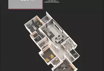 Apartments For sale - 3 rooms - floor 2