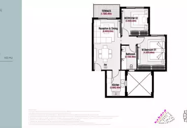 undefined undefined - 2 rooms - floor 2