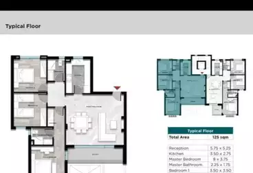 شقق للبيع - 3 غرف - بالدور 1