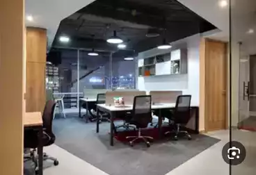 إداري للإيجار - 8 غرف - بالدور 6