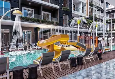 شقق للبيع - 1 غرف - بالدور 2