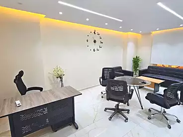 إداري للإيجار - 2 غرف - بالدور 5