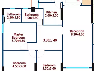 Apartments For sale - 4 rooms - floor 10