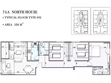 Properties For sale - 3 rooms - floor 2