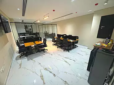 إداري للإيجار - 4 غرف - بالدور 2