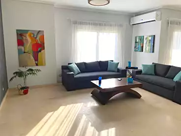 Furnished Apartment For rent - 3 rooms - floor 9
