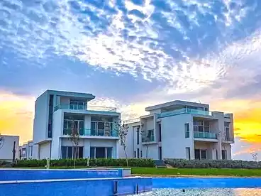 Villas For sale in Mazarine Resort - City Edge, New Alamein Resorts, 340 sqm