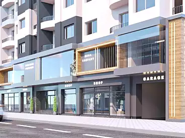 Commercial For sale in El Khamseen St., Hay El Waha, 55 sqm