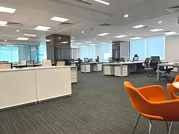 إداري للإيجار في شارع التسعين الجنوبي، شارع التسعين، 455 متر