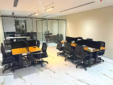 Administrative For rent in Hyde Park Business District, Compounds in New Cairo, 65 sqm
