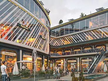 Shops For sale in AlMaqsed Villas - AlMaqsad Residence, AlMaqsad Residence - City Edge, 46 sqm