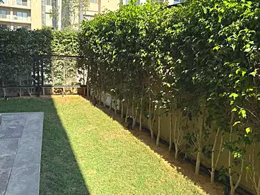 Apartment with Garden For rent in Galleria Moon Valley Compound - Arabia, Compounds in New Cairo, 135 sqm