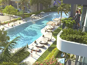 Apartments For sale in Qamari Compound - New Event, R8, 90 sqm