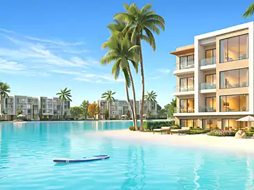 شاليهات للبيع في منتجع ازها - مدار، منتجعات الساحل الشمالى، 94 متر