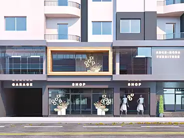 محلات للبيع في شارع الخمسين، حي الواحة، 120 متر