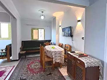 Furnished Apartment For rent in Khaled Ibn El Walid St., Sidi Beshr Bahri, 80 sqm