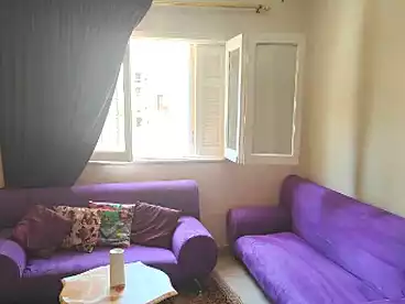 Furnished Apartment For rent in Ammar Ibn Yasser St., El Hijaz Square, 120 sqm