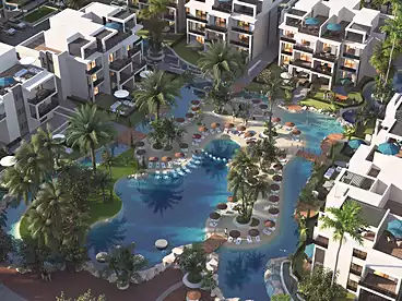 Apartments For sale in One 7 Resort - Kronberg, Hurghada Resorts, 148 sqm