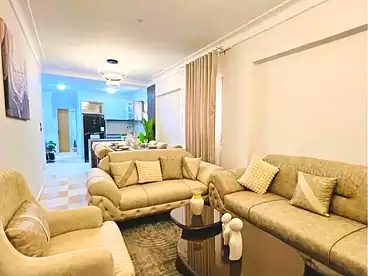 Furnished Apartment For sale in Shatee El Nakheel, Al Agamy, 110 sqm