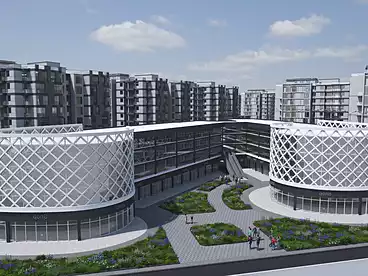 Apartments For sale in Palmeira Residence - Al Moameron Al Arab, El Alamein, 112 sqm