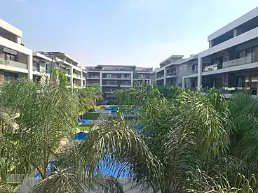 Apartment with Garden For rent in El Patio 7 Compound - La Vista, Compounds in New Cairo, 160 sqm