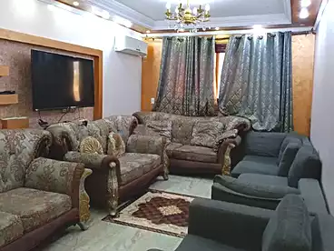 Furnished Apartment For rent in El Mandara, Alexandria, 140 sqm